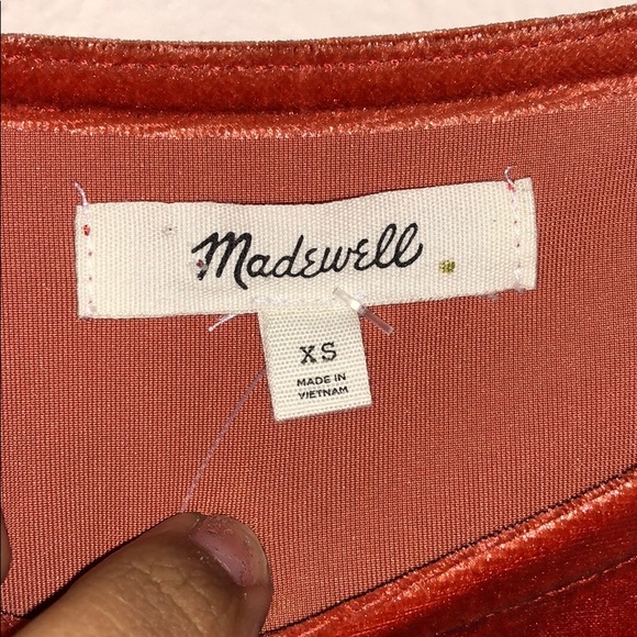 Madewell Velvet Butterfly Top - Picture 4 of 8